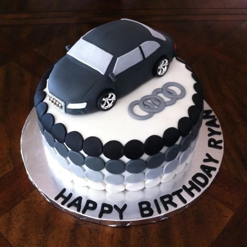 Audi Car Theme Cake