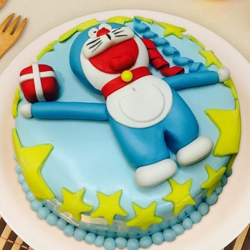 Doraemon Theme Cake