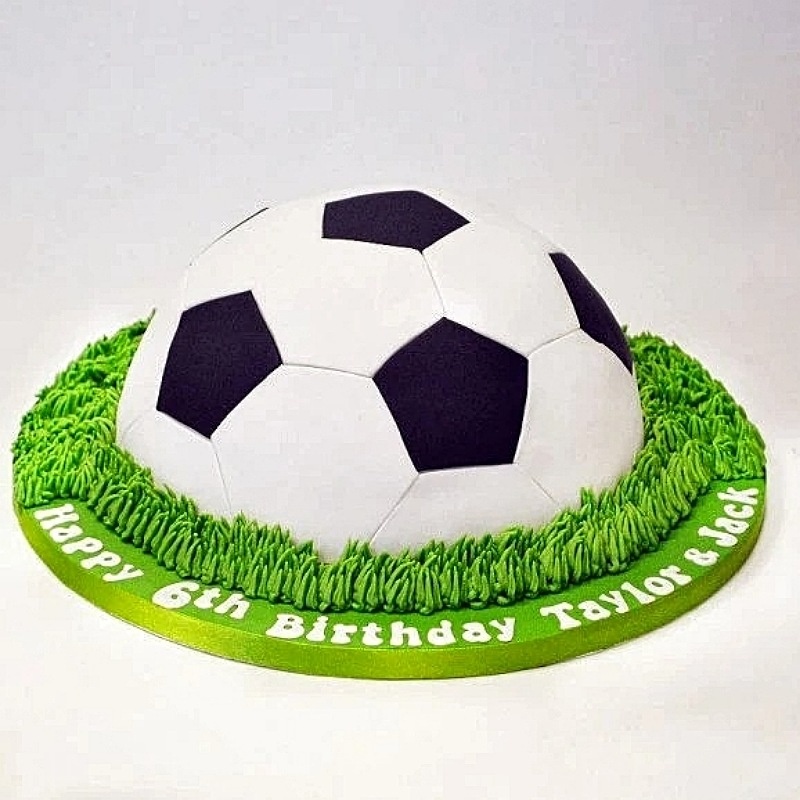 Football Fondant Cake