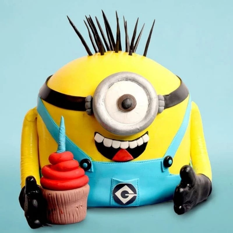 Blissful Minion Theme Cake