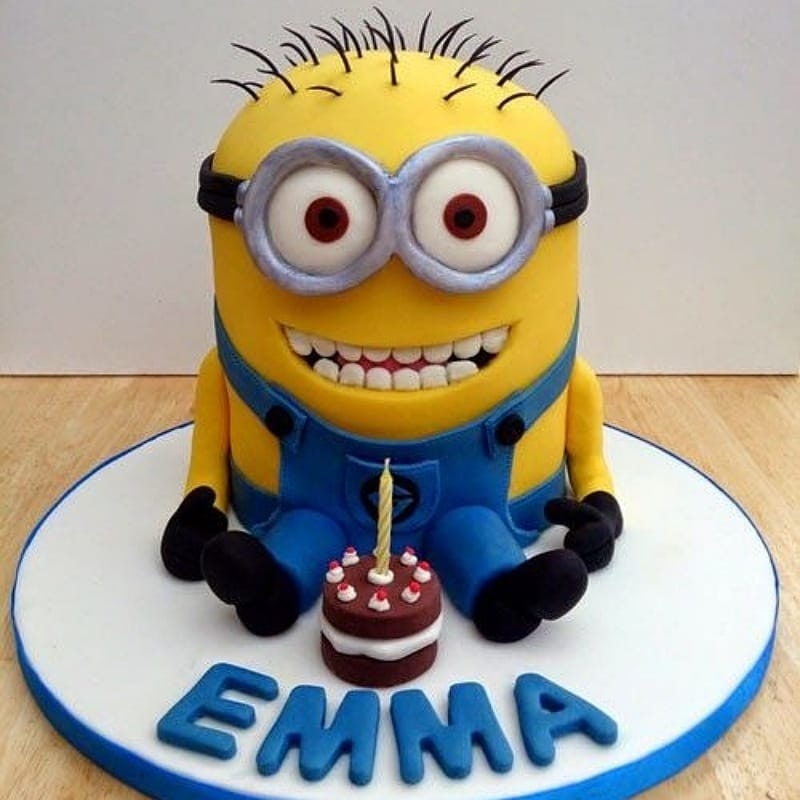 Delightful Minion Theme Cake