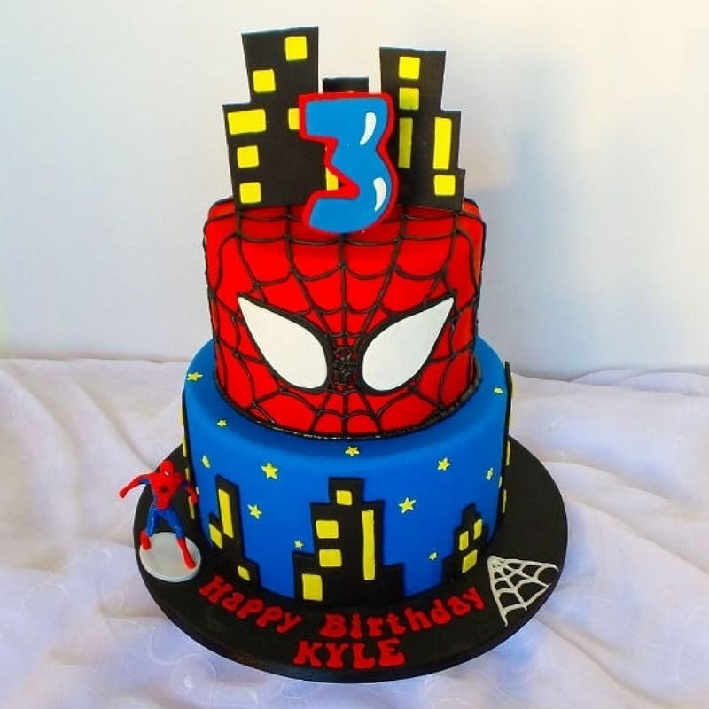 Spidy Creative Theme Cake