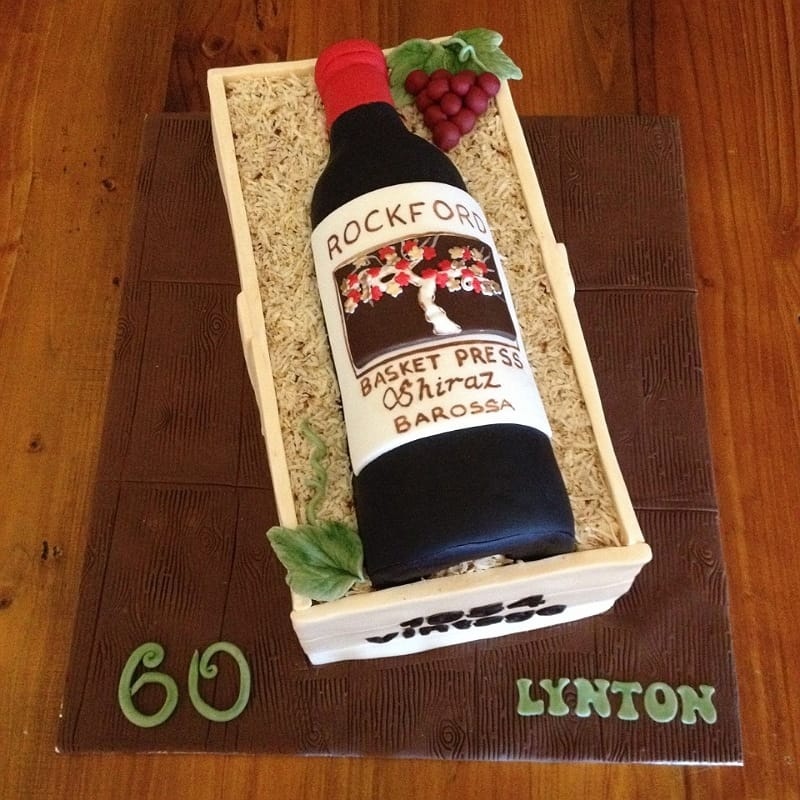 Rockford Whiskey Bottle Cake