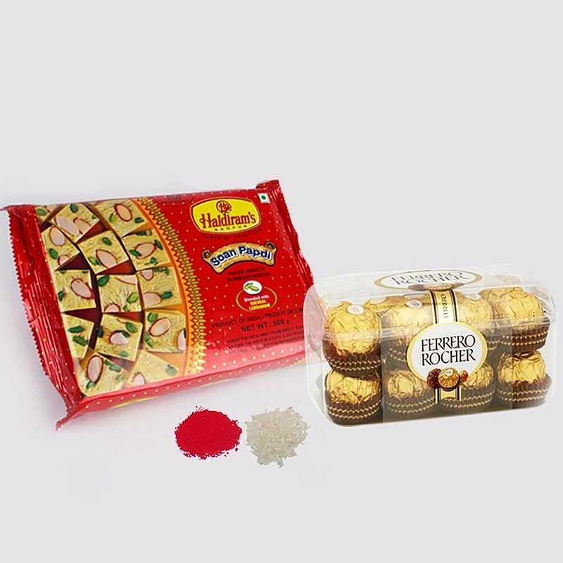 Rocher Love N Soan Papdi Bhai Dooj Gift