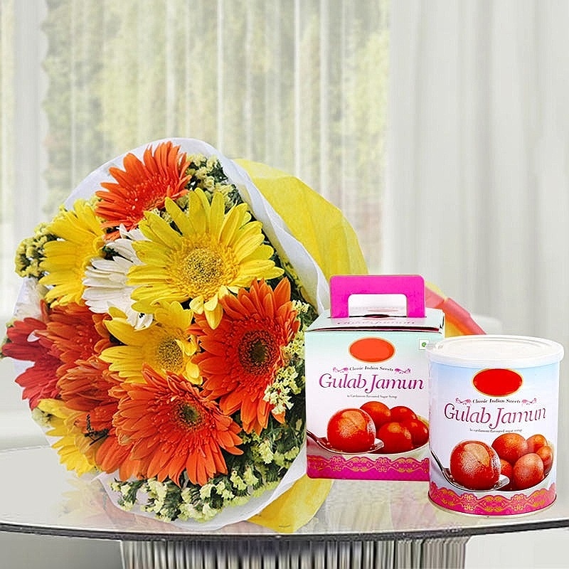 Gerberas N Jamuns