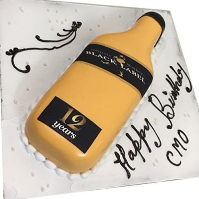 Black Label Whiskey Cake