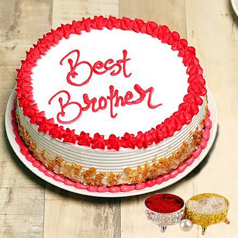 Butter Scotch Cake For Bhai Dooj