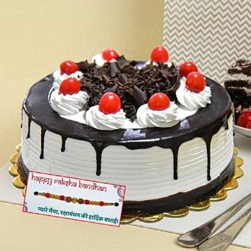 Black Forest With Rakhi