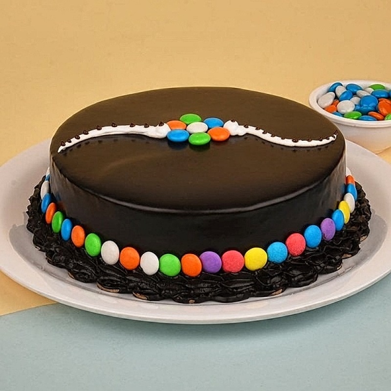 Chocolate Gems Cake Rakhi Special