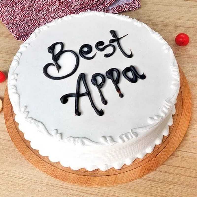 Appa Vanilla Cake For Dad