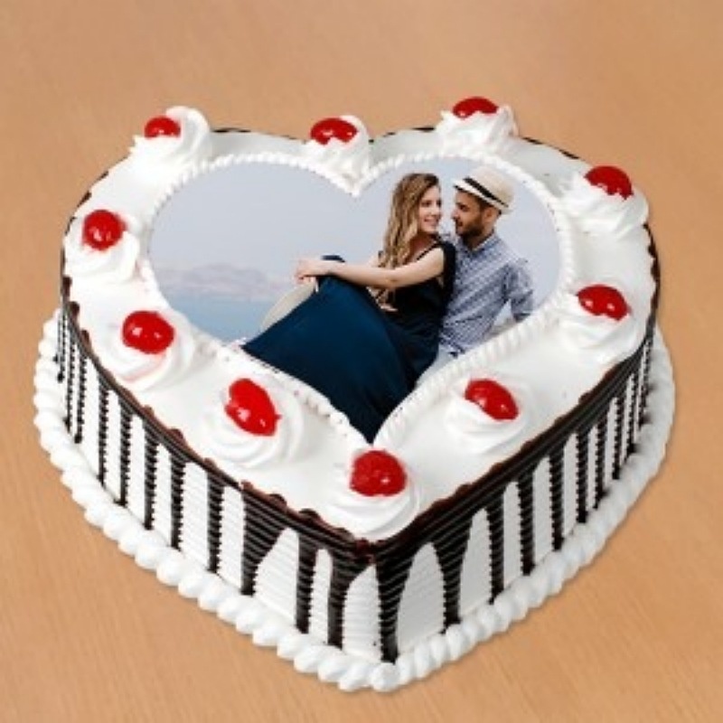 Black Forest Cream Photo Cake