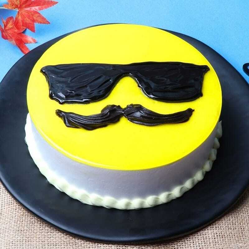 Rocking Yellow Dad Designer Cake