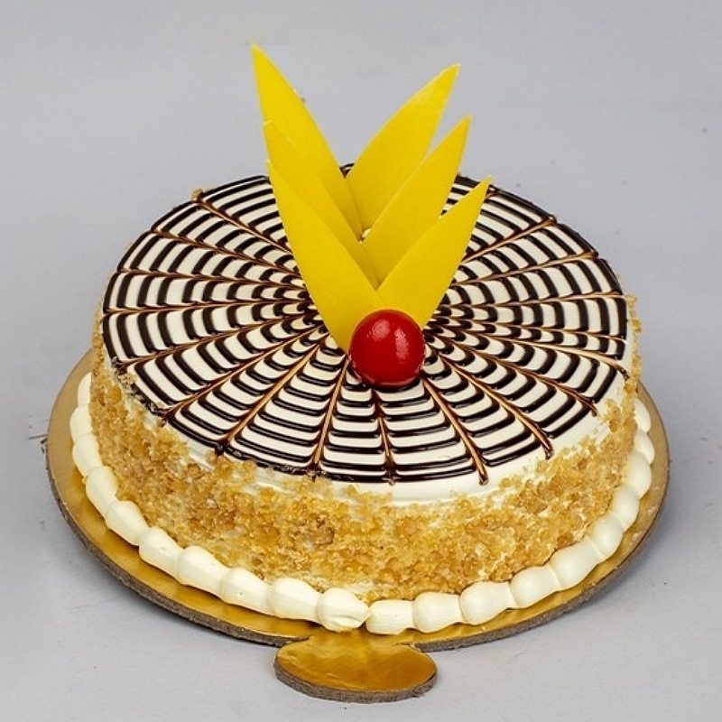 Lovely Round Butterscotch Cake