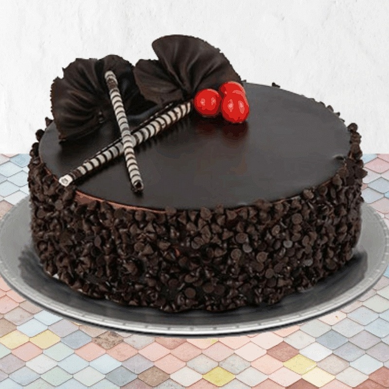 Delectable ChocoChips Cake