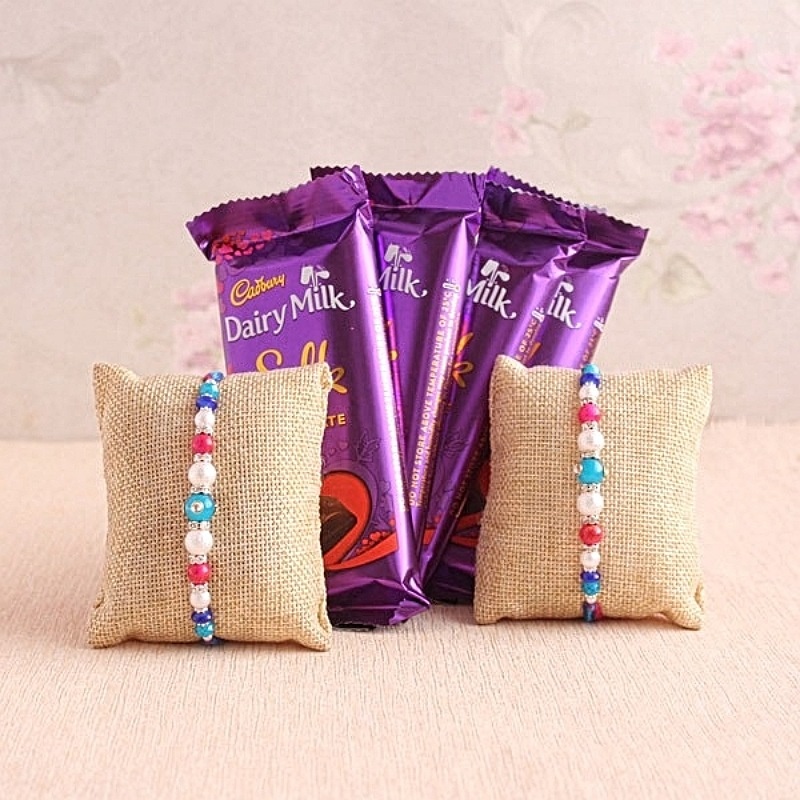 Rakhi With Silk Chocolate