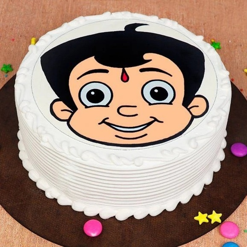 Chota Bheem Personalized Cake