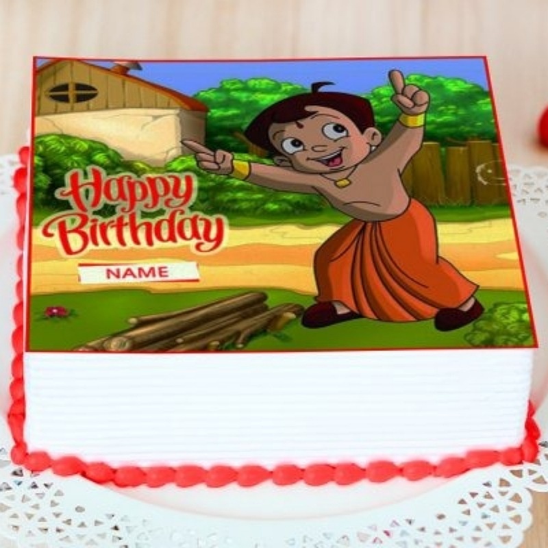 Chota Bheem Photo Cake